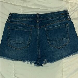 Kendall & Kylie Dark Blue Jean Shorts